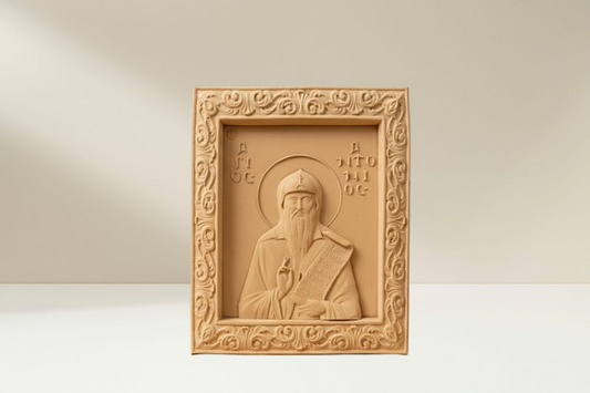 Ξυλόγλυπτη Εικόνα Άγιος Αντώνιος
